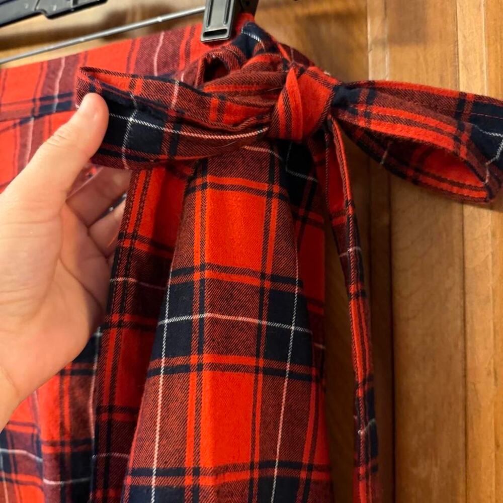 Kiel James Patrick Apple Pie Skillet red plaid midi skirt - Picture 3 of 8